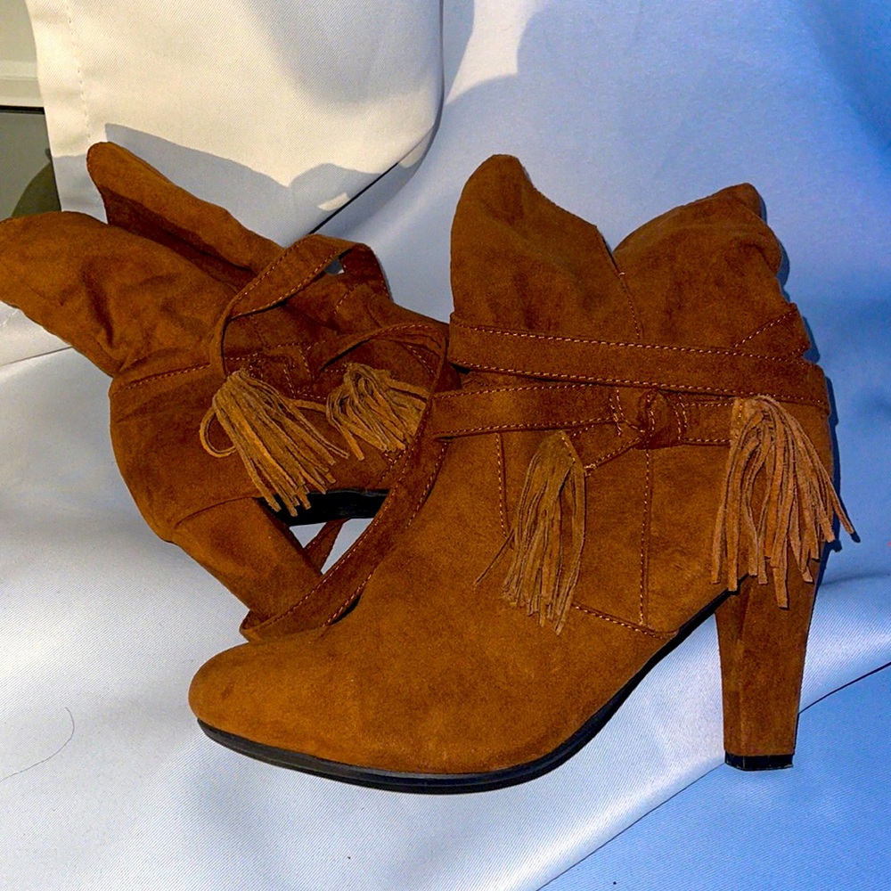 Cute brown booties
